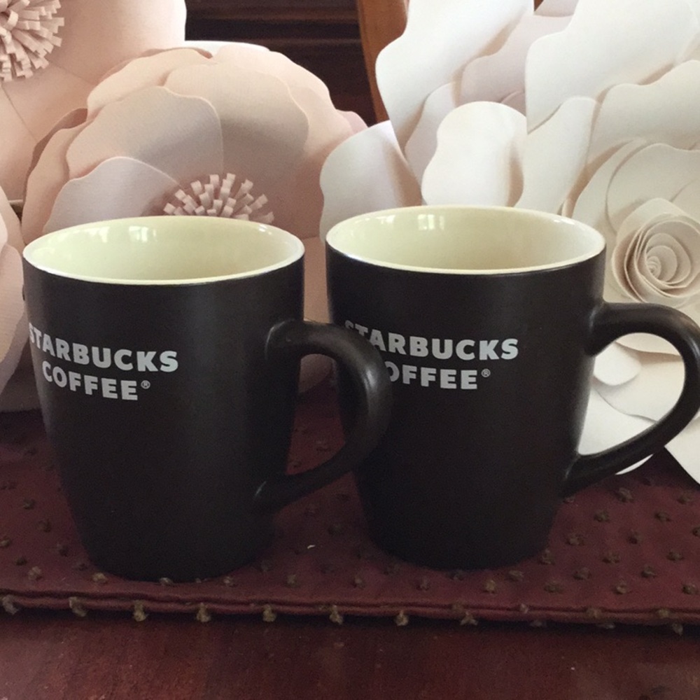 Starbucks Black Coffee Mugs Set